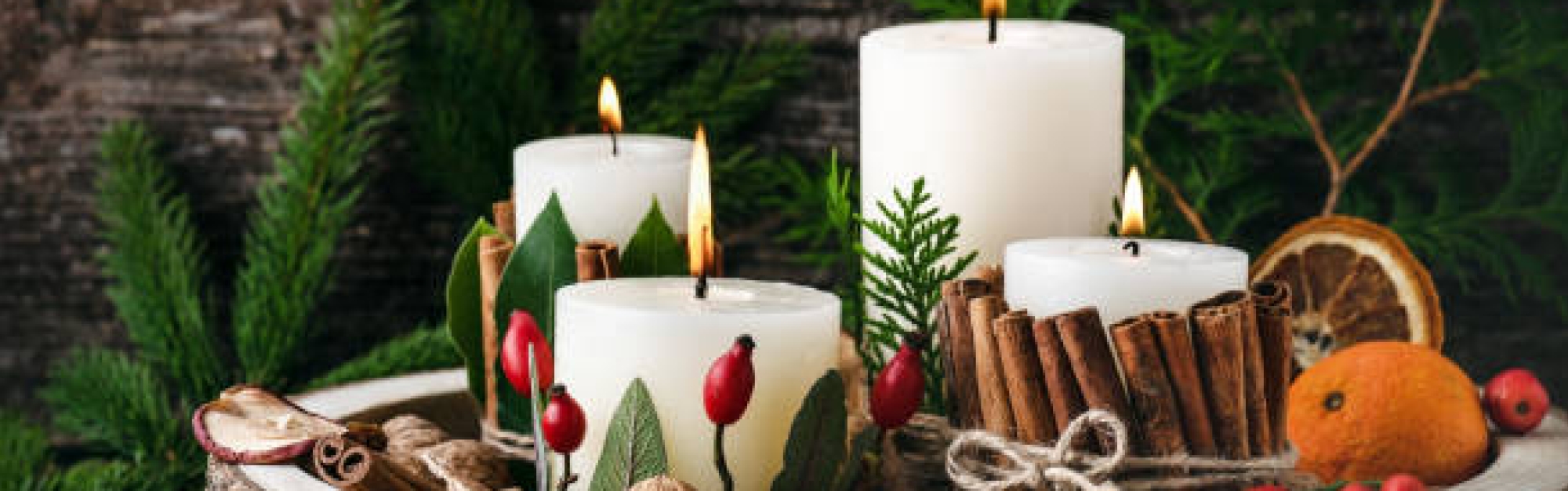 Primitive advent wreath